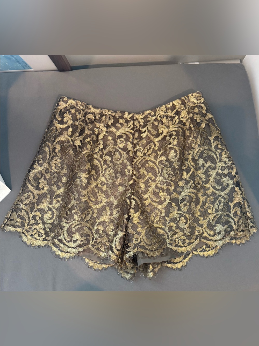 Rugby Ralph Lauren Gold Lace Shorts Size 4